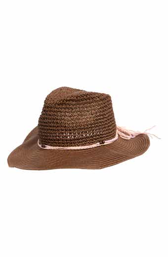 Crochet Straw Bucket Hat