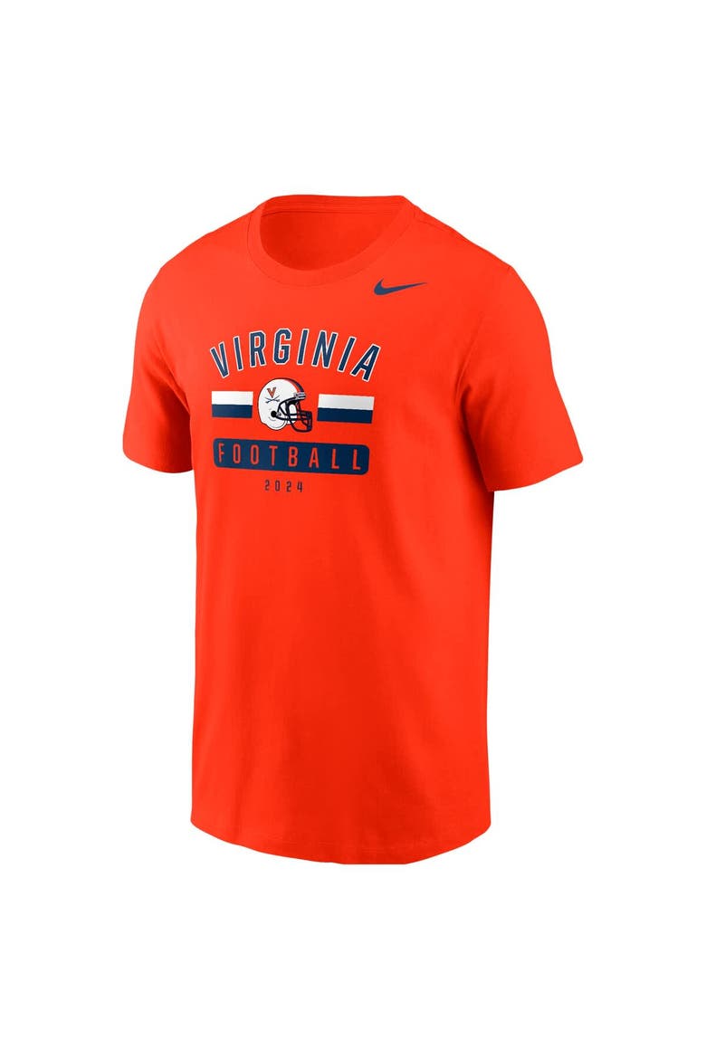 Men's Nike  Orange Virginia Cavaliers 2024 Football Fan T-Shirt, Alternate, color, Orange