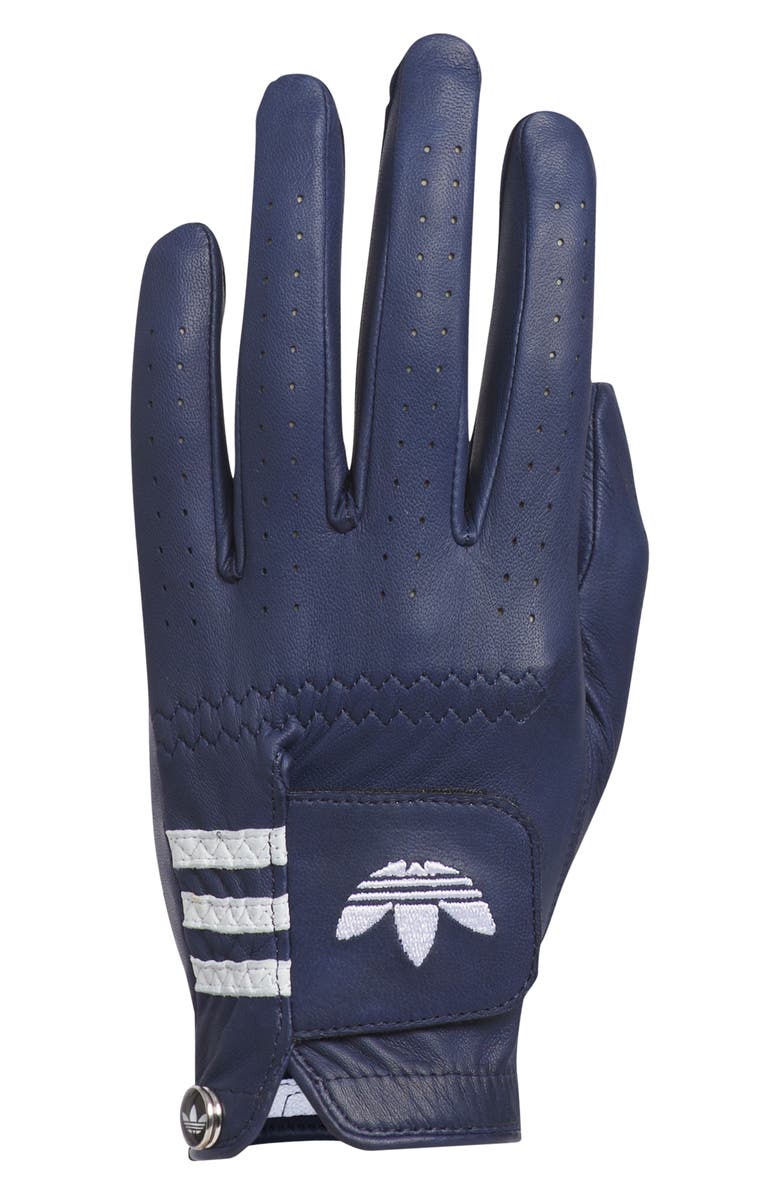 adidas Originals Leather Golf Glove, Main, color, Night Indigo