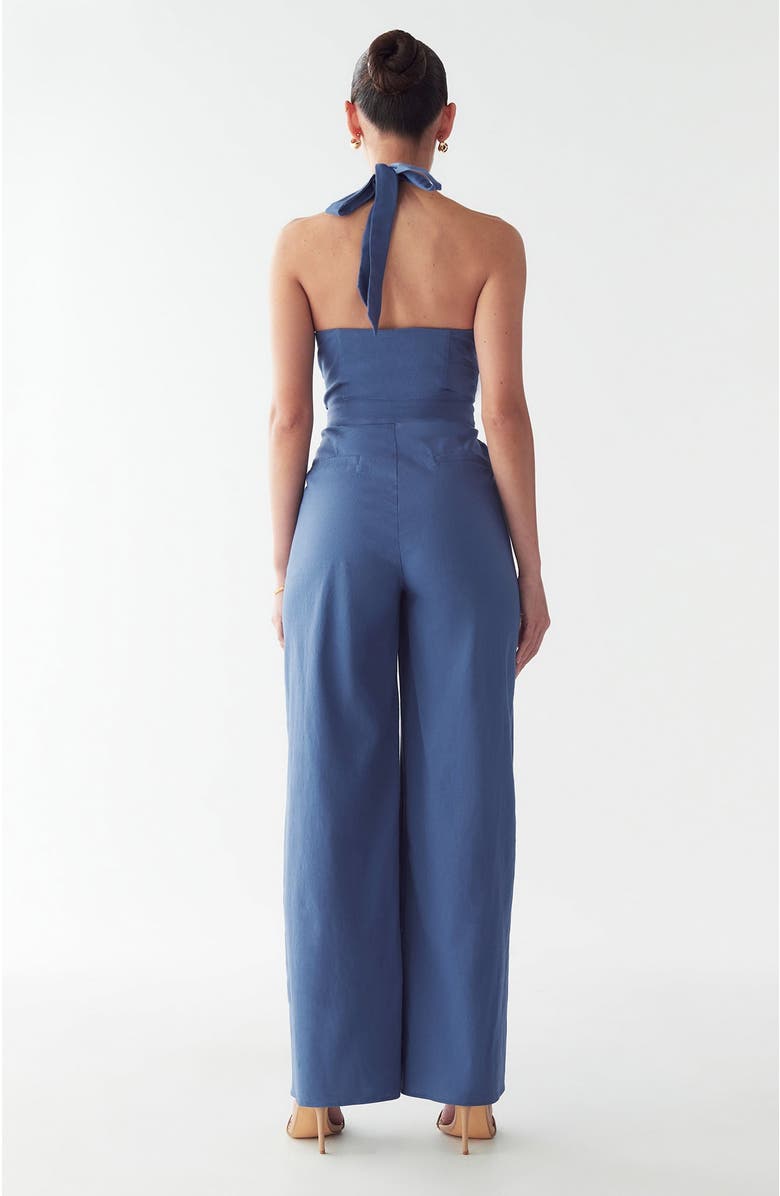 BWLDR Amie Jumpsuit, Alternate, color, Steel Blue