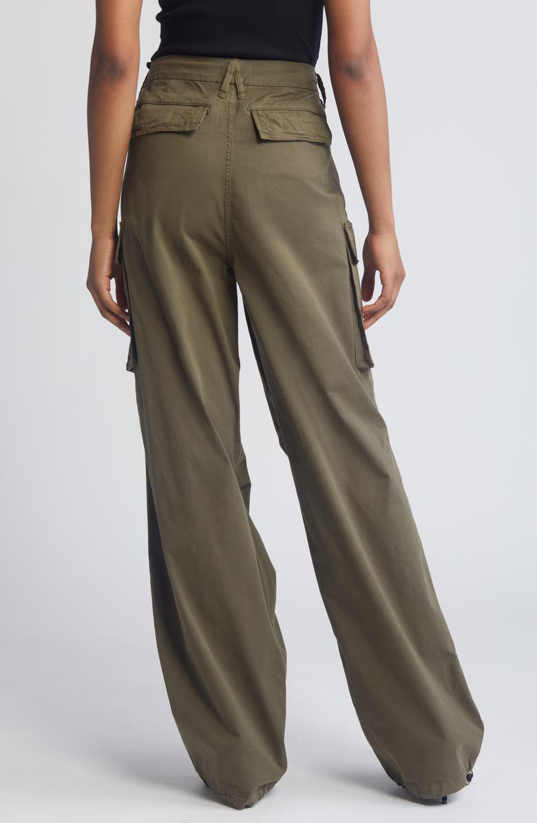 Good American Cotton Cargo Pants, Alternate, color, Fatigue001