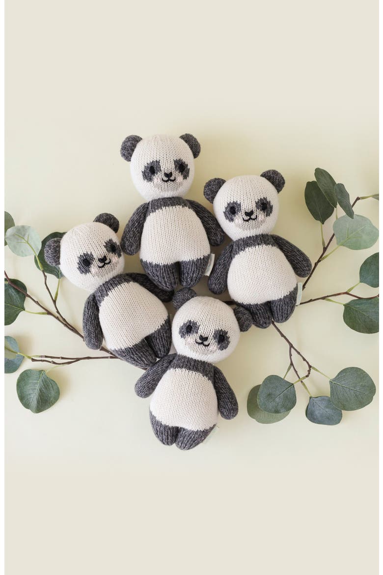 Baby Panda Bear Baby Stuffed Animal, Alternate, color, CHARCOAL/ CREAM