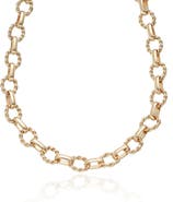 Ettika Twisted Link Chain Necklace