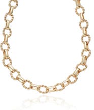 Ettika Twisted Link Chain Necklace