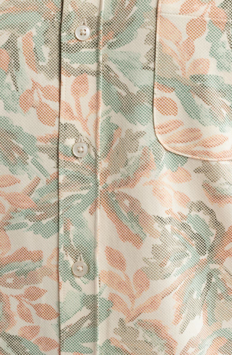 Tommy Bahama San Lucio Sea Shade IslandZone<sup>®</sup> Short Sleeve Button-Up Shirt, Alternate, color, Abalone