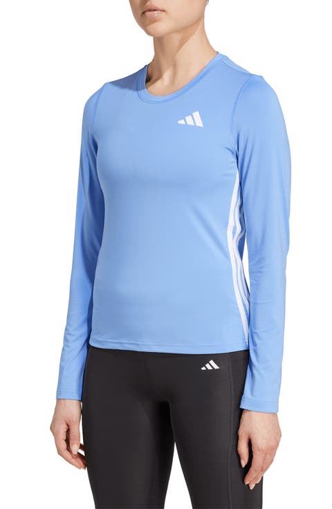Essentials Long Sleeve 3-Stripes Workout Top