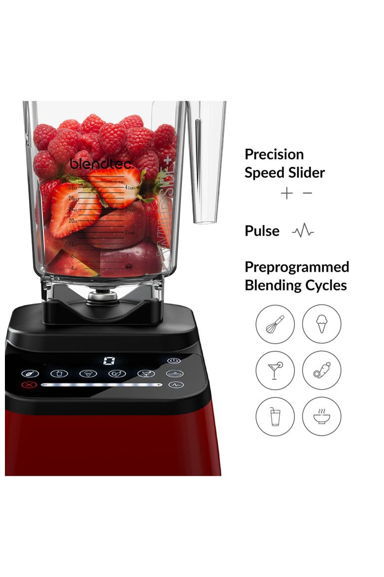 Original Designer Professional-Grade Red Blender, Alternate, color, Red
