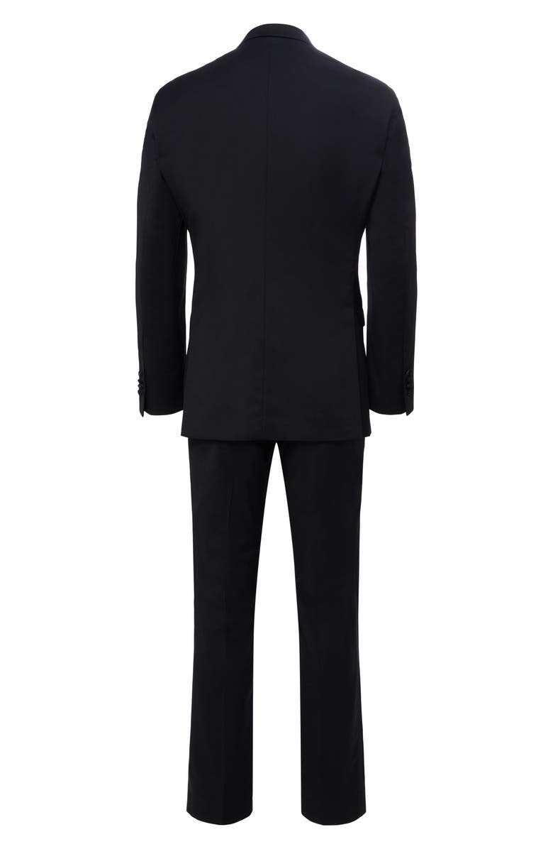 Alton Lane Performance Tailored Fit Tuxedo, Alternate, color, Raven Black