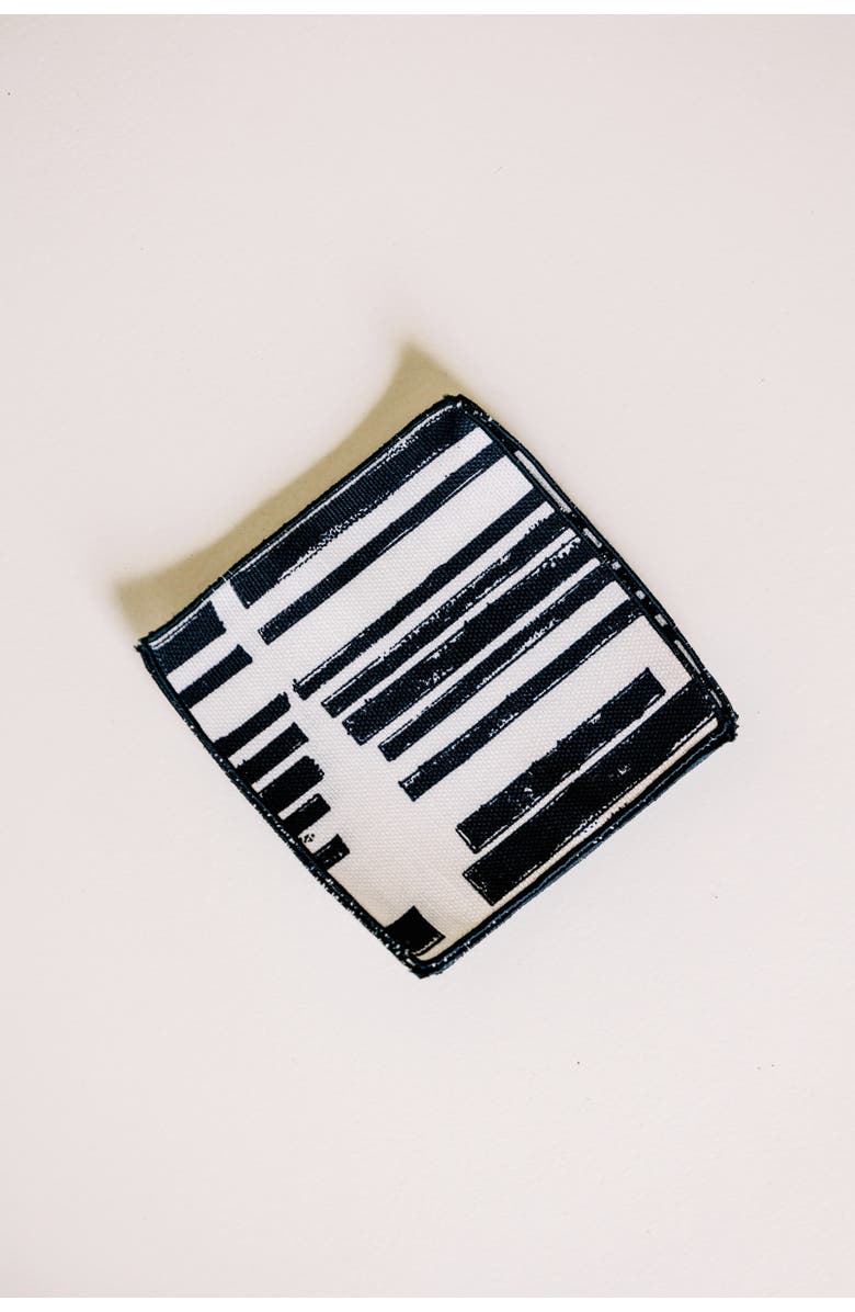 at300nelson Marguerite in Clairvoyant 5" x 5" Cocktail Napkin - Set of 4, Alternate, color, Blue