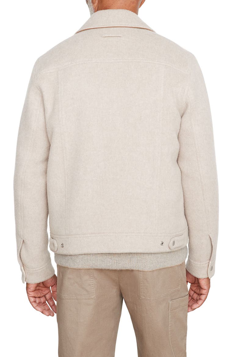 Wool Blend Trucker Jacket, Alternate, color, H RUNYON