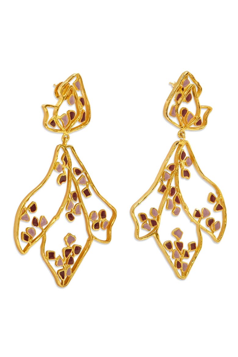 SAMA EARRINGS, Alternate, color, Gold Plated