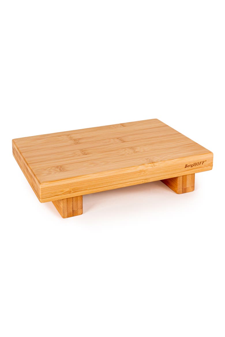 Set of 2 Bamboo Sushi Tray Set, Alternate, color, BEIGE
