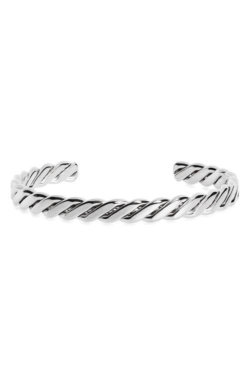 Nordstrom Twisted Cuff Bracelet In Silver