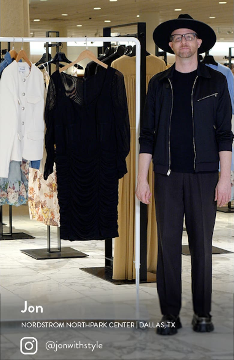 Three-Quarter Sleeve Bustier Minidress, sales video thumbnail