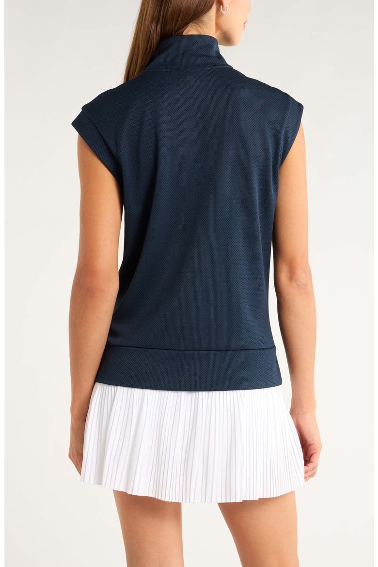 Sleeveless Mesh Top, Alternate, color, NAVY SAPPHIRE