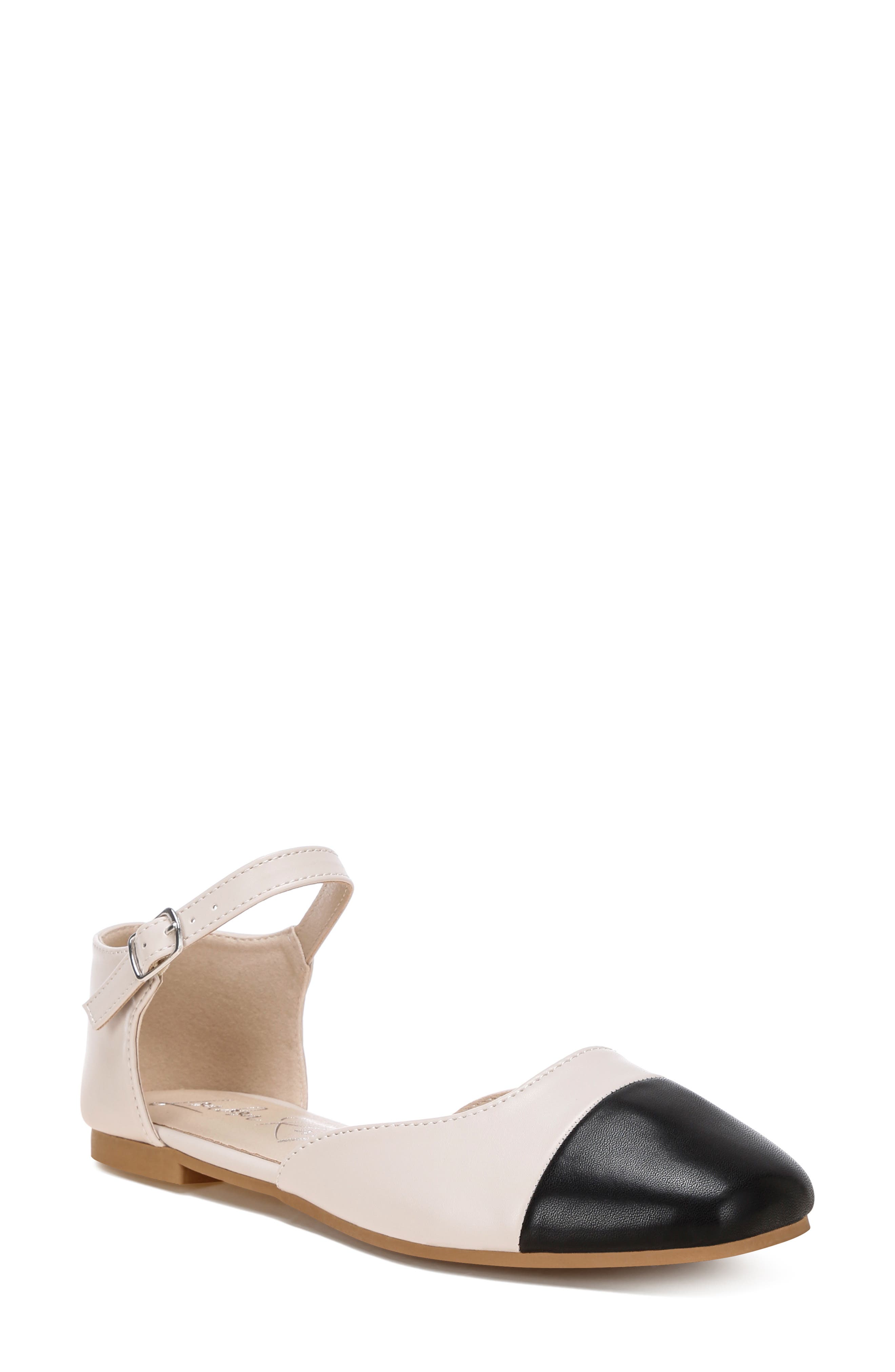 LONDON RAG Clevea Cap Toe Flat