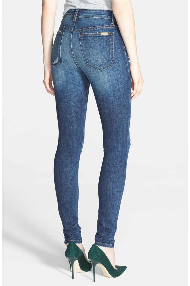 High Rise Skinny Jeans, Alternate, color, RIRI