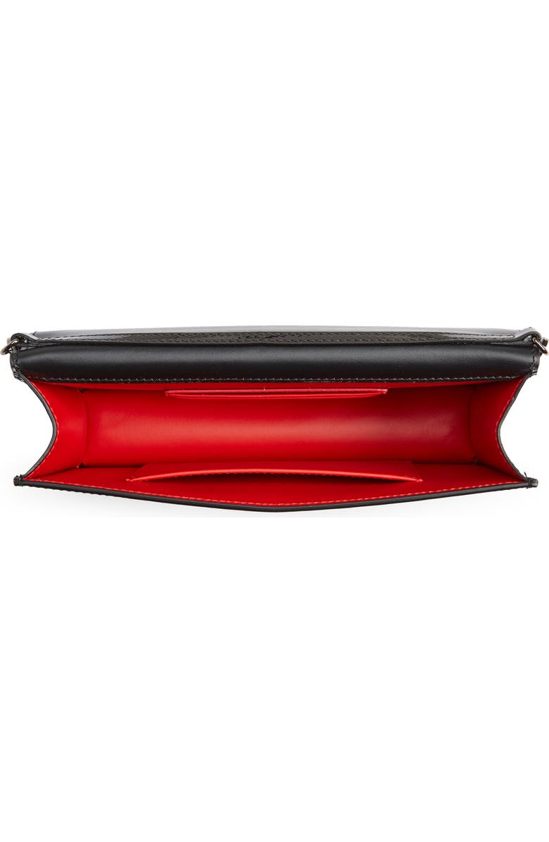 Christian Louboutin Loubi54 Patent Leather Clutch, Alternate, color,