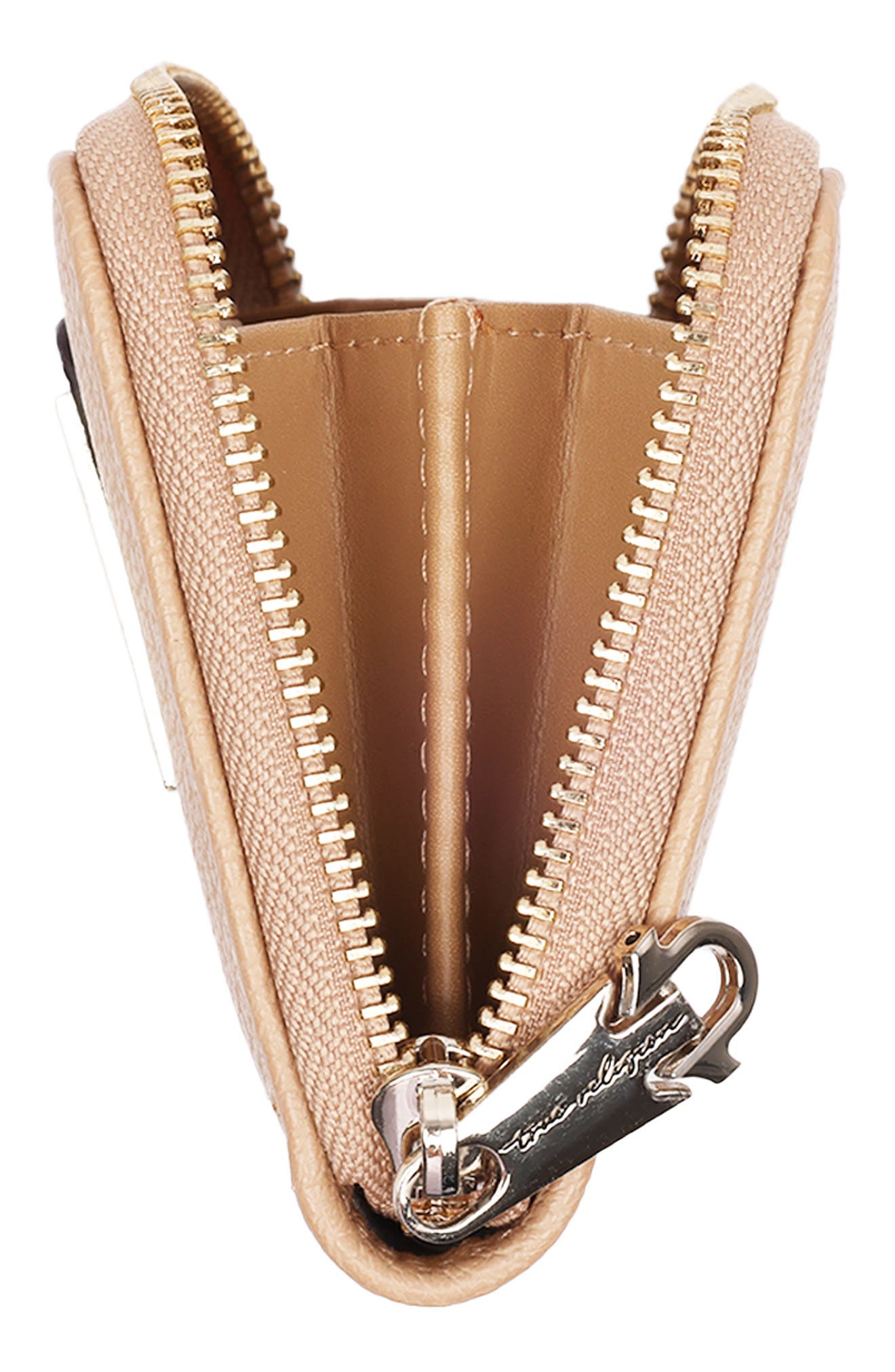 Horseshoe Plaque Mini Wallet, Alternate, color, TAN