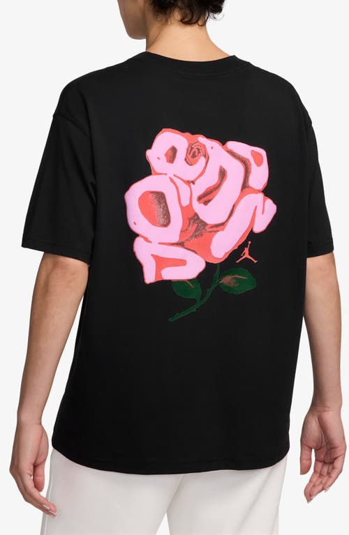 JORDAN JORDAN GIRLFRIEND FLORAL GRAPHIC T-SHIRT