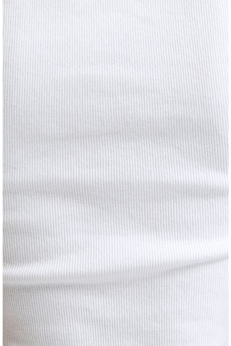 Stretch Cotton Rib Tank, Alternate, color, CREAM