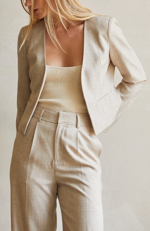 CRESCENT CRESCENT CROP OPEN BLAZER 