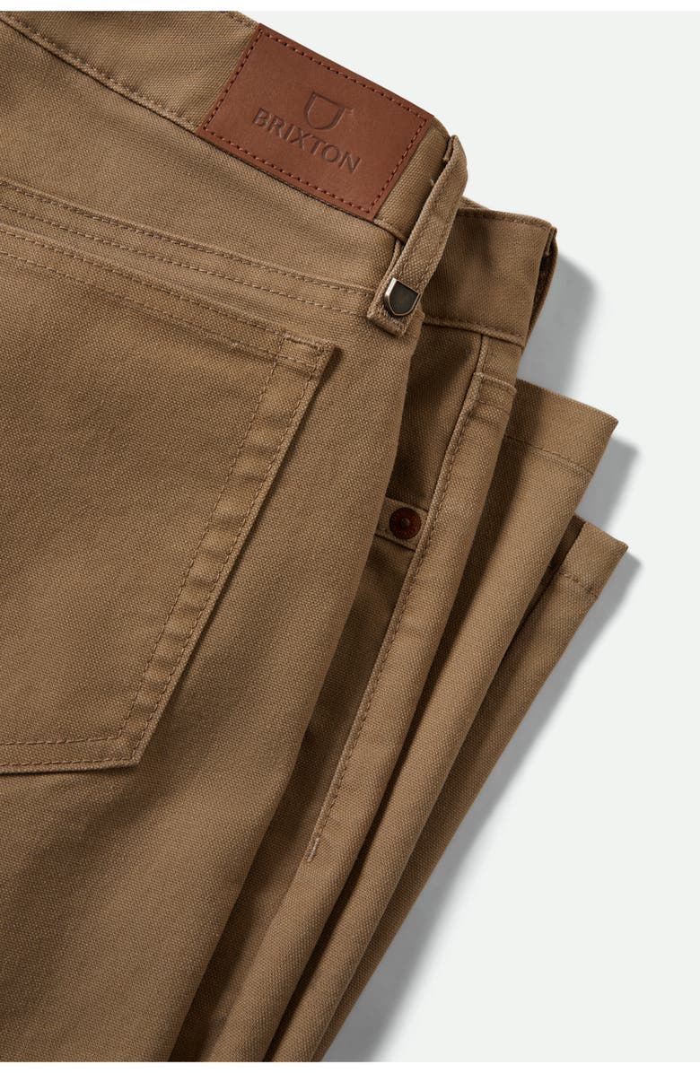 Brixton Builders Five-Pocket Pants, Alternate, color, Khaki
