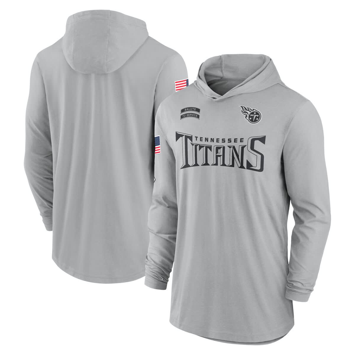 Nike Men's Nike Gray Tennessee Titans 2024 Salute to Service Lightweight  Performance Long Sleeve Hooded T-Shirt | Nordstrom