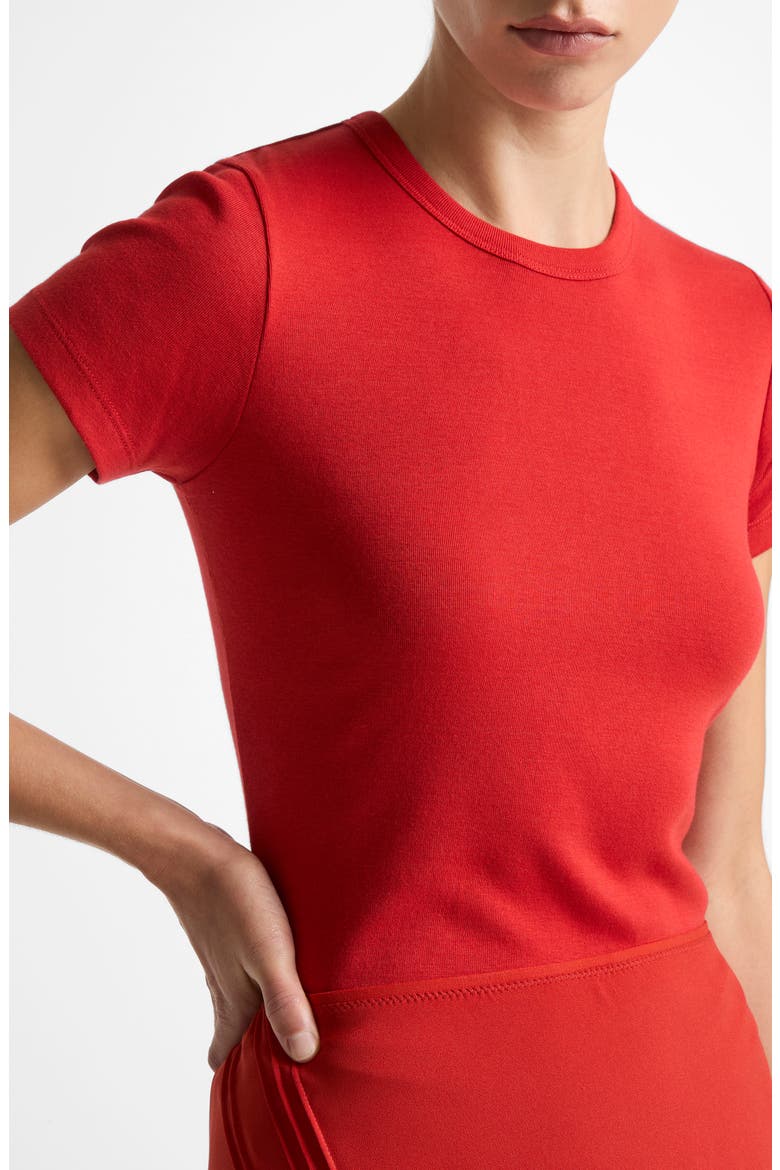 Shrunken '90s T-Shirt, Alternate, color, POPPY