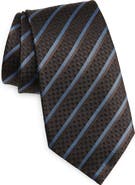 ZEGNA TIES Stripe Silk Tie
