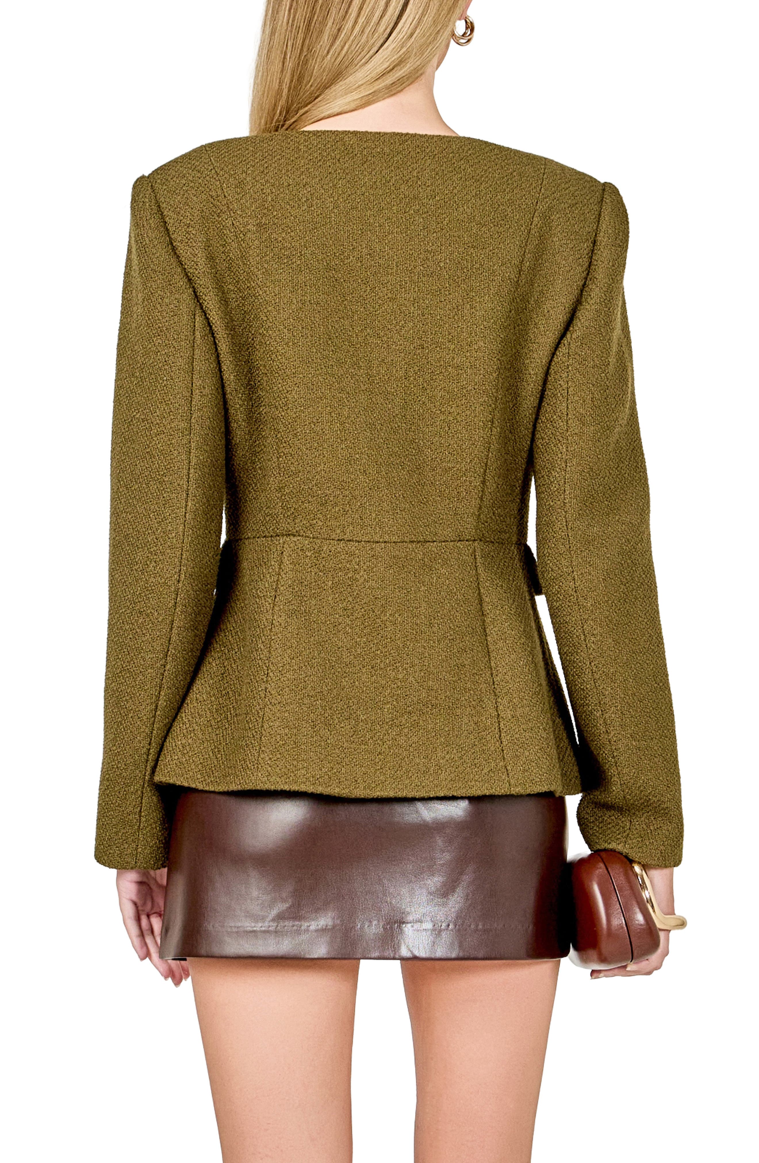 Collarless Blazer - image 4