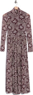 Rebecca Taylor Rochelle Fleur Long Sleeve Dress
