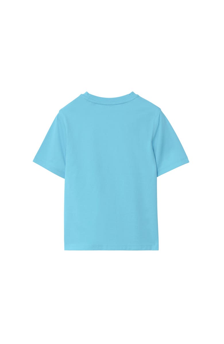 Burberry Cotton T-shirt, Alternate, color, Lizard