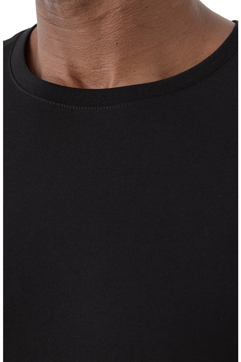 Organic Cotton Softspun Long Sleeve Tee, Alternate, color, Black