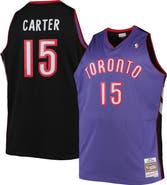 Mitchell & Ness Men's Mitchell & Ness Vince Carter Purple Toronto Raptors Big & Tall 1999/00 Hardwood Classics Swingman Jersey