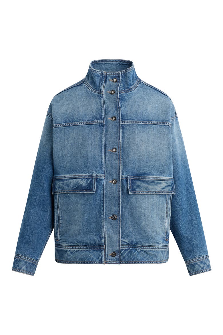 The Margot Denim Jacket, Alternate, color, BEACON