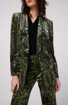 Chiana Paisley Velvet Jacket