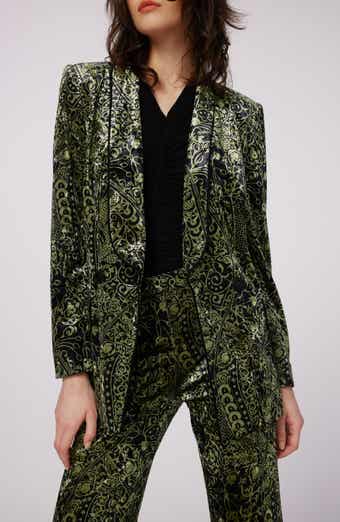 Chiana Paisley Velvet Jacket
