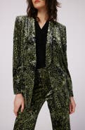 Diane von Furstenberg Chiana Paisley Velvet Jacket