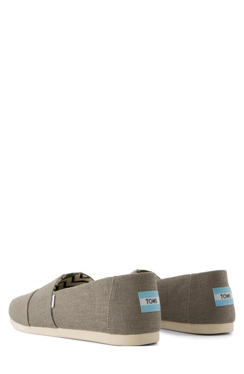 Toms Classic Alpargata Slip-on In Grey