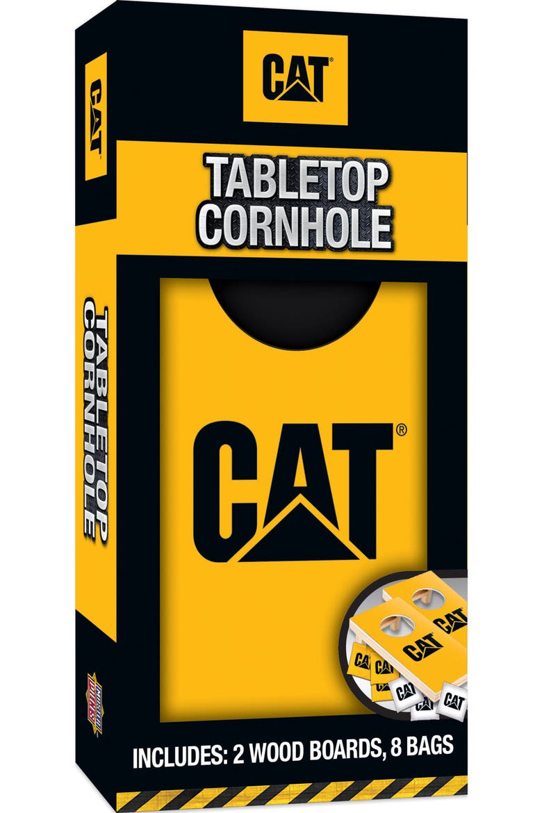 Caterpillar CAT Tabletop Cornhole Game, Main, color, Multicolor