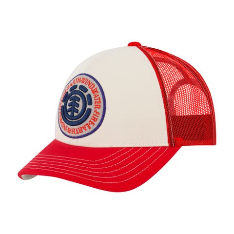 Constructed Contrast Stitch Cotton Twill Trucker Cap