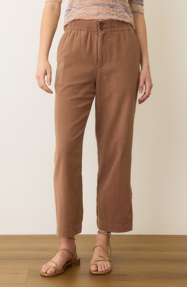 Marine Layer Elle Relaxed Crop Pants, Alternate, color,