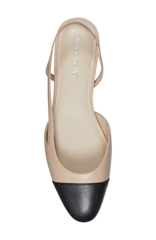 Marc Fisher Dela Slingback Flat In Nude