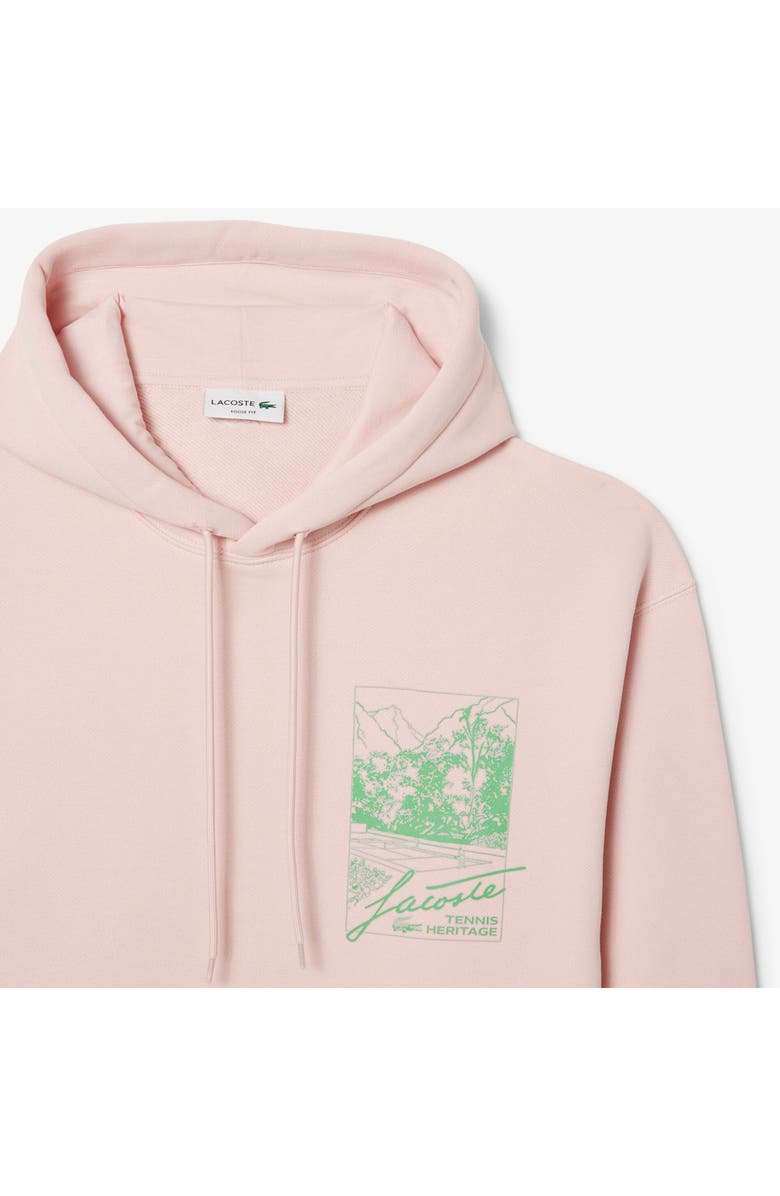 Lacoste Tennis Graphic Hoodie Pullover, Alternate, color, Ady Nidus