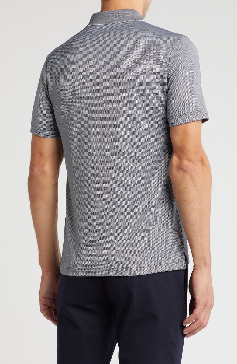Theory Micro Jacquard Polo, Alternate, color, Eclipse/ Olympic