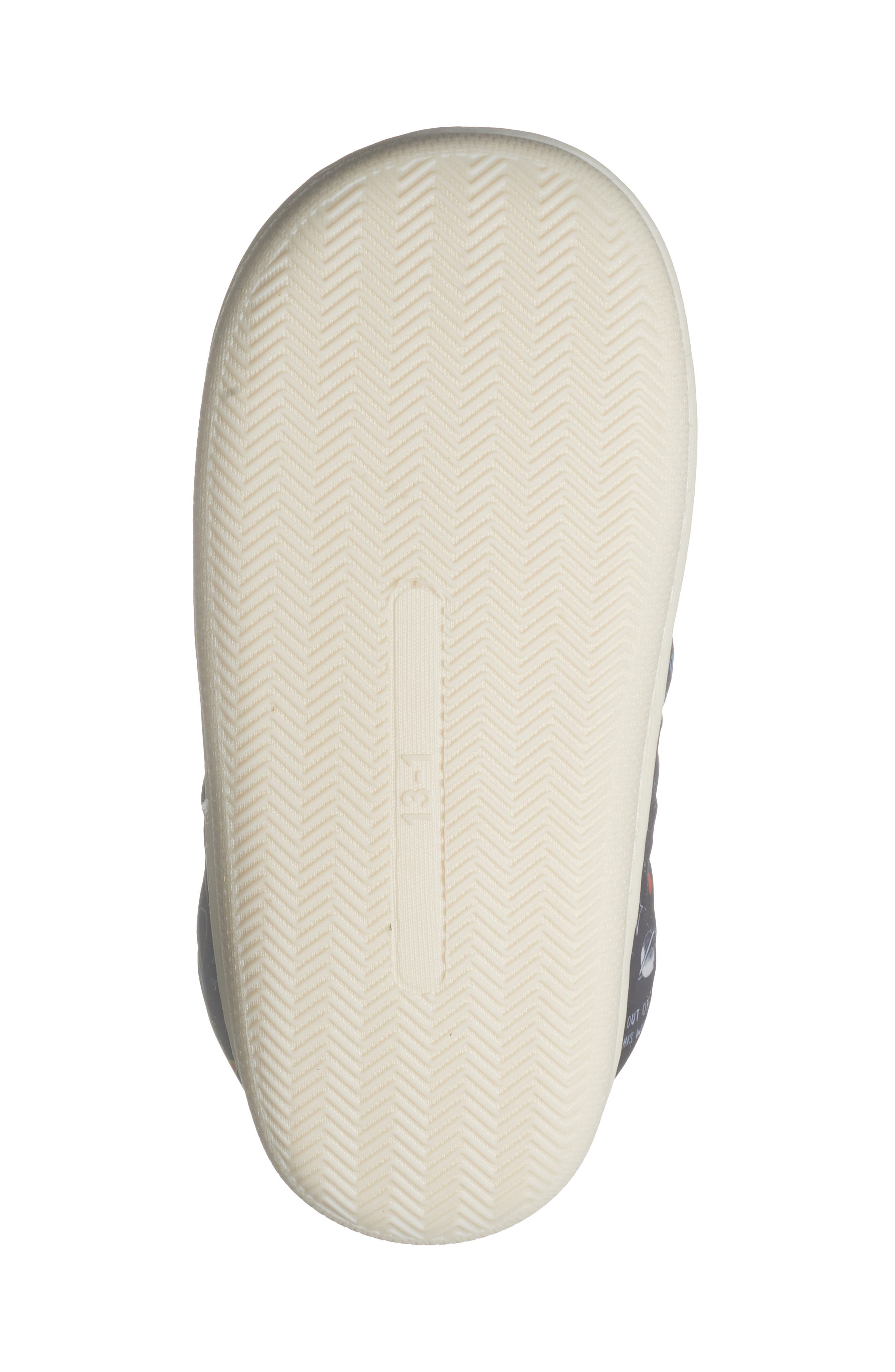 Kids' Fleece Lined Puff Slipper, Alternate, color, NAVY MULTI