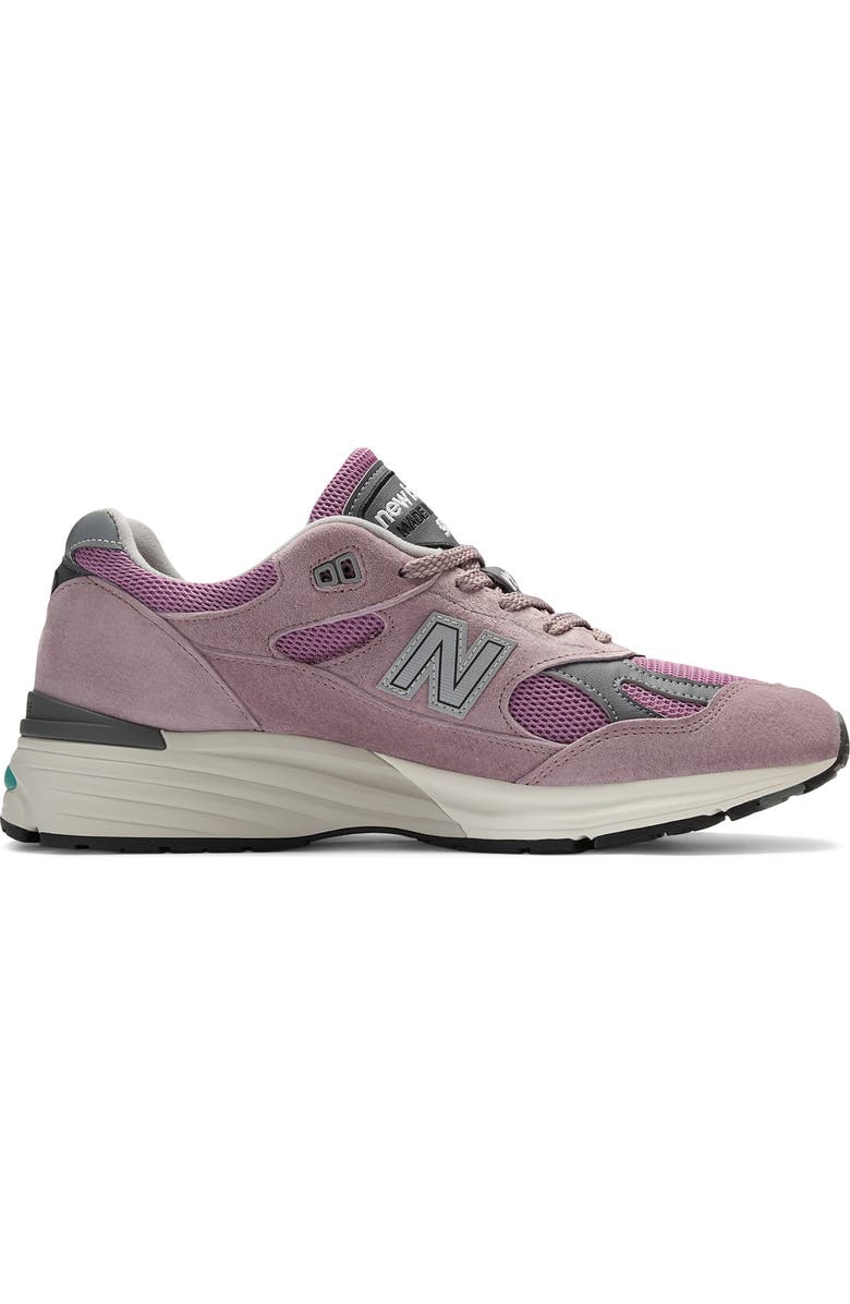 New Balance Gender Inclusive 991 v2 Sneaker, Alternate, color, Polignac/ Toadstool