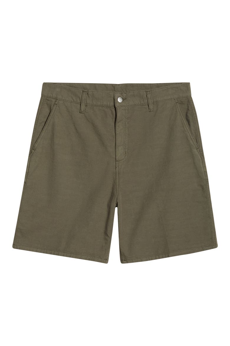 Walter Canvas Shorts, Main, color, LEAF (GARMENT DYED)