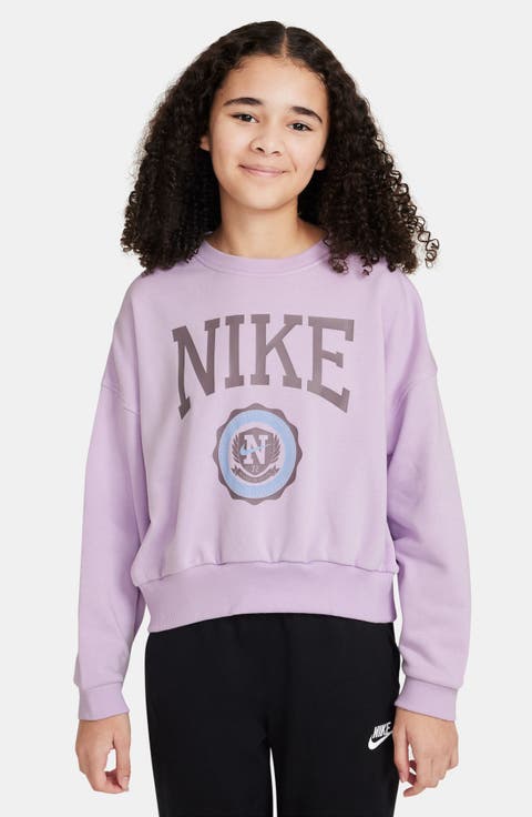 Kids' Sportswear Club Boxy Sweatshirt (Big Kid)